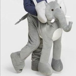 Elephant Halloween Ride On TODDLER One Size Rider 3D Plush Costume Safari Animal